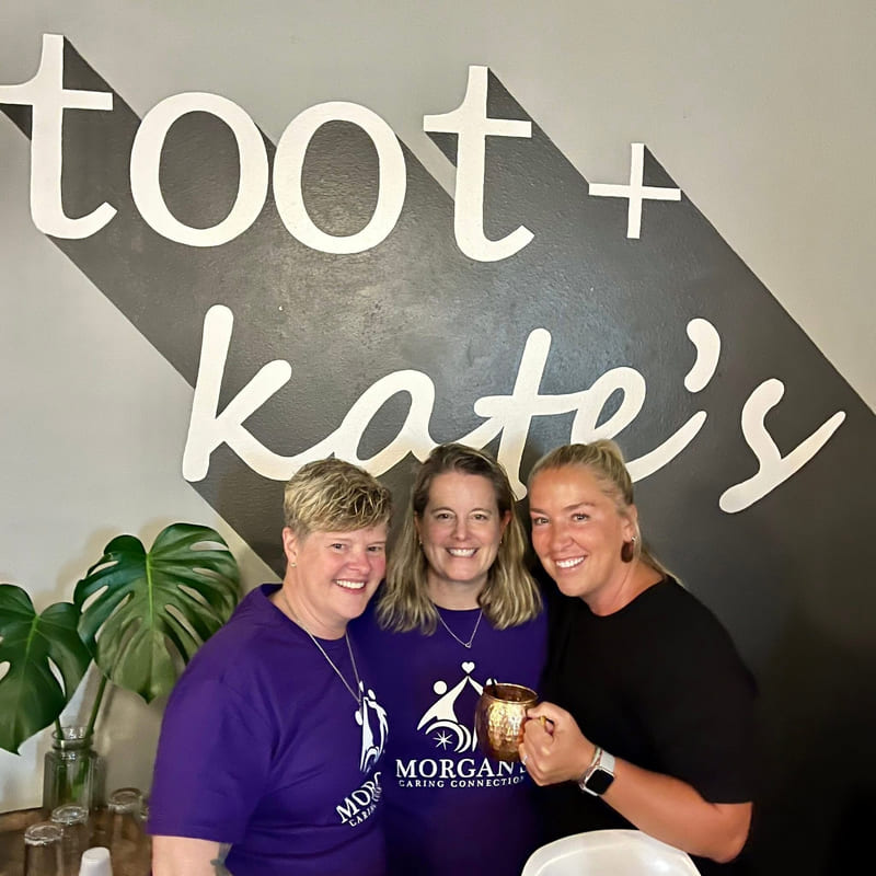 MCC supporters at Toot + Kate's Sip and Support fundraiser