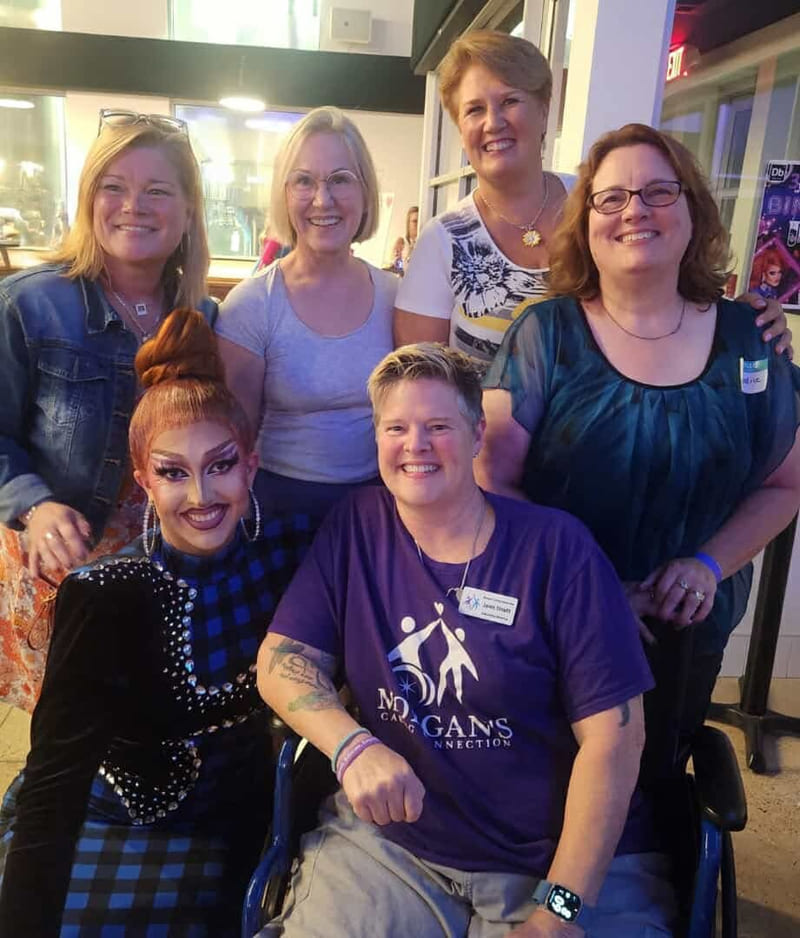 Drag Queen Bingo crowd enjoying MCC special needs fundraiser