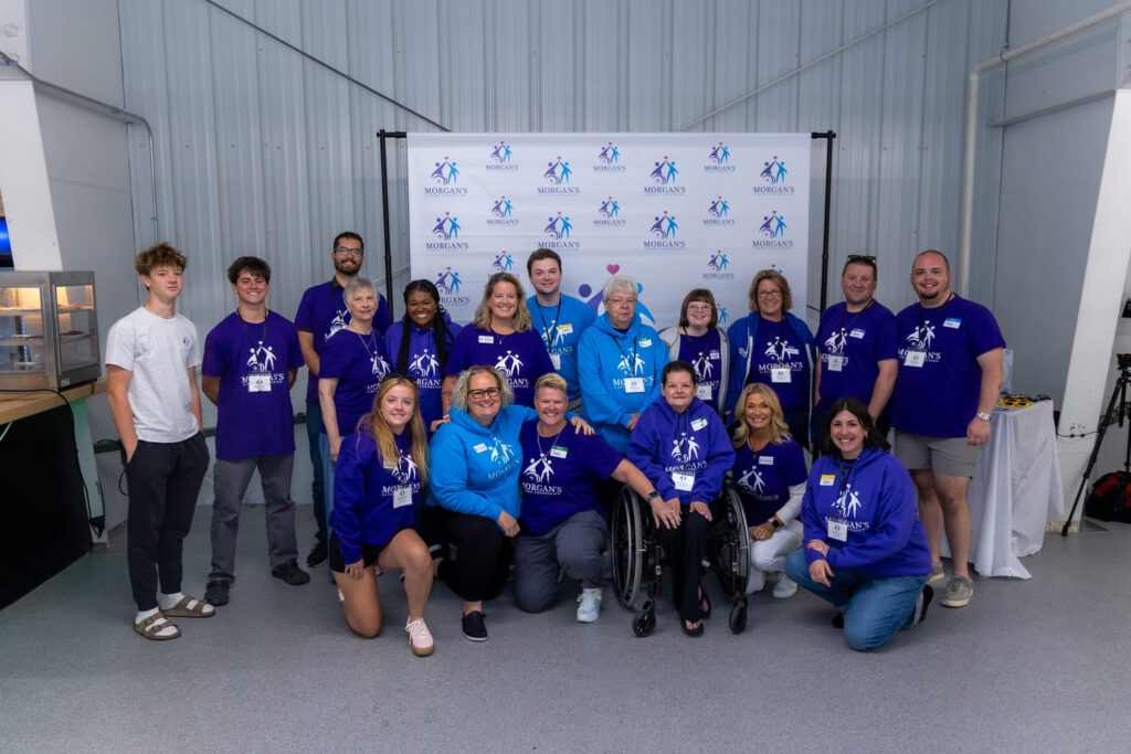 MCC volunteers at ice skating fundraiser
