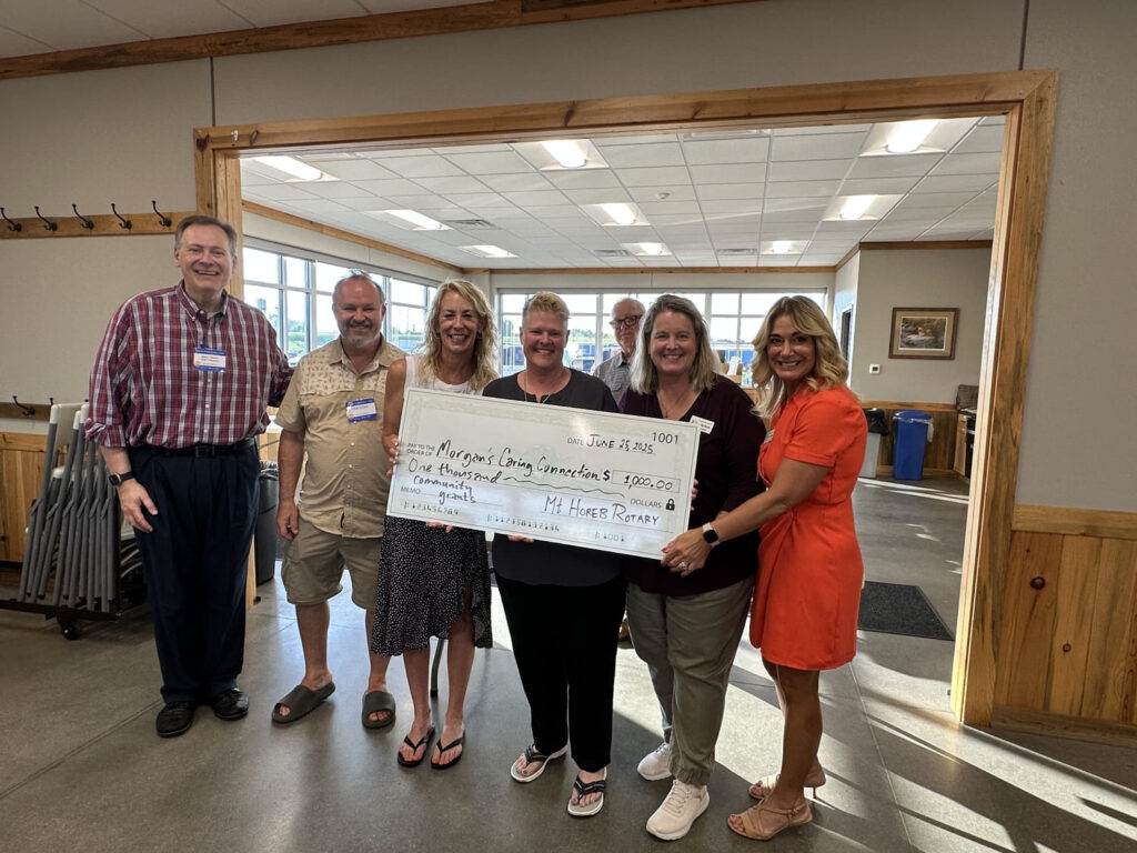 Mt. Horeb Rotary grant ceremony supporting MCC's special needs families