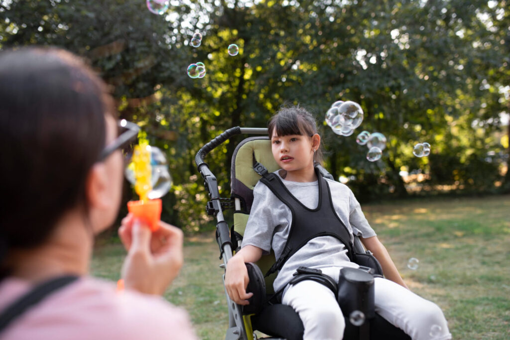 MCC family receiving special needs planning education