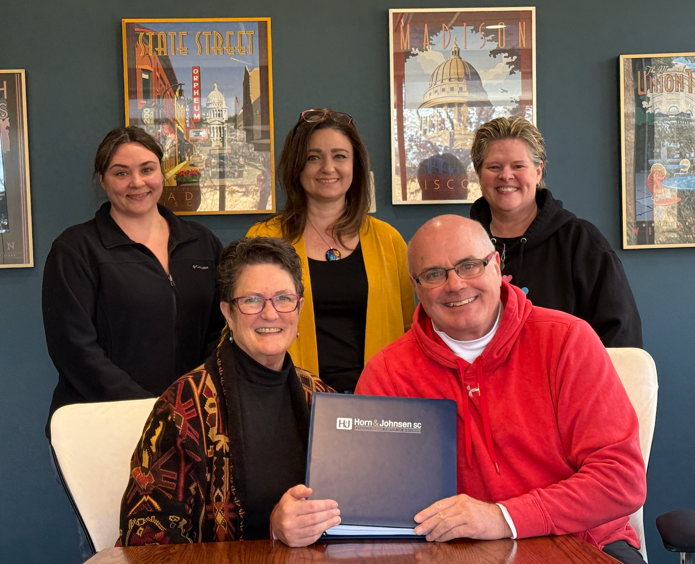 MCC team with the Starr-Shutter family after completing guardianship planning