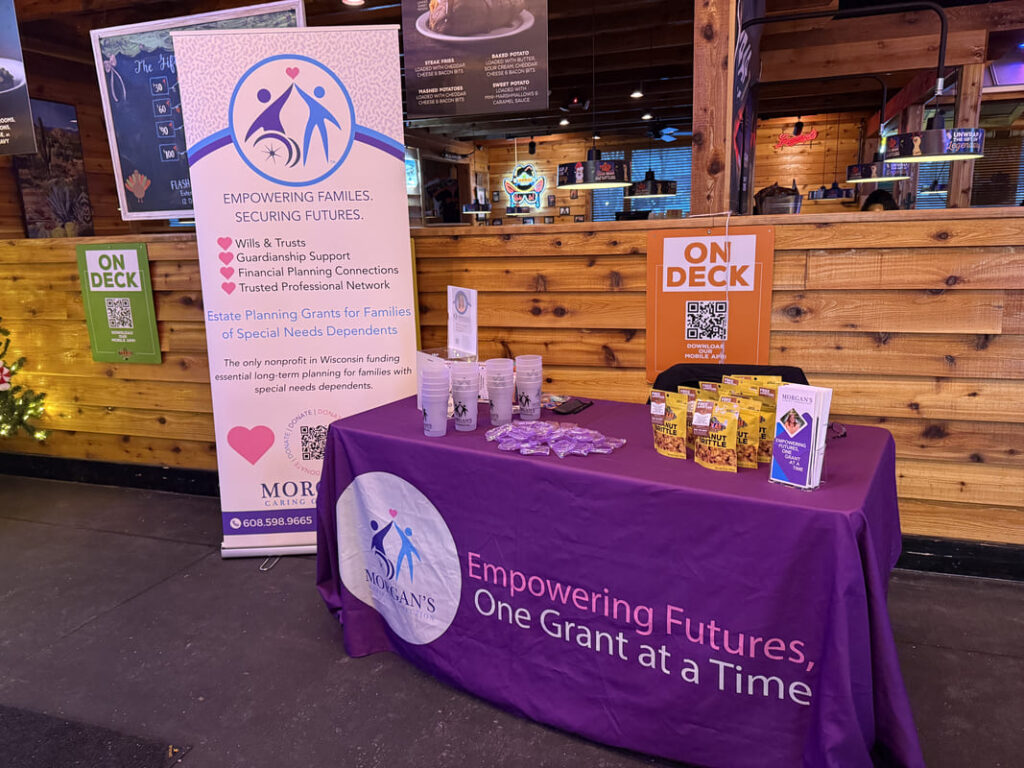 Texas Roadhouse community table supporting MCC special needs grants