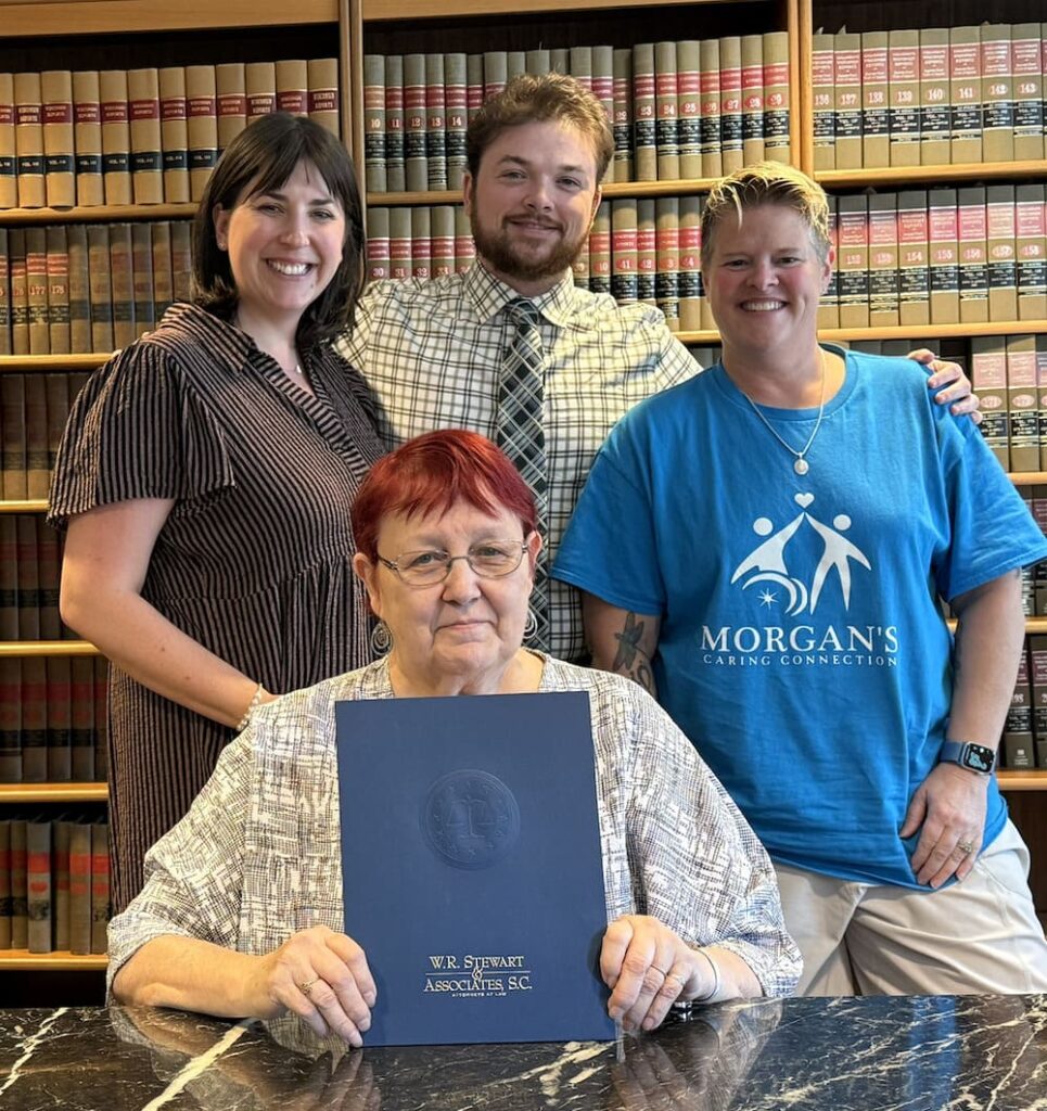 Pat Hanson, an MCC special needs grant recipient family