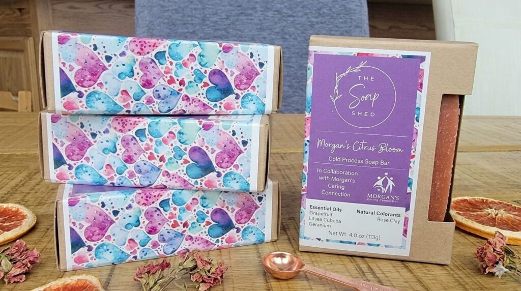 Morgan's Citrus Bloom soap bar from The Soap Shop