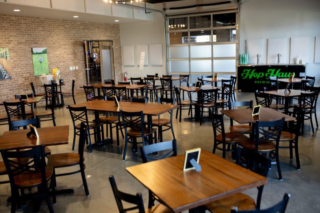 Friends and family gathered for the Brewed to Give MCC special needs fundraiser at Hop Haus